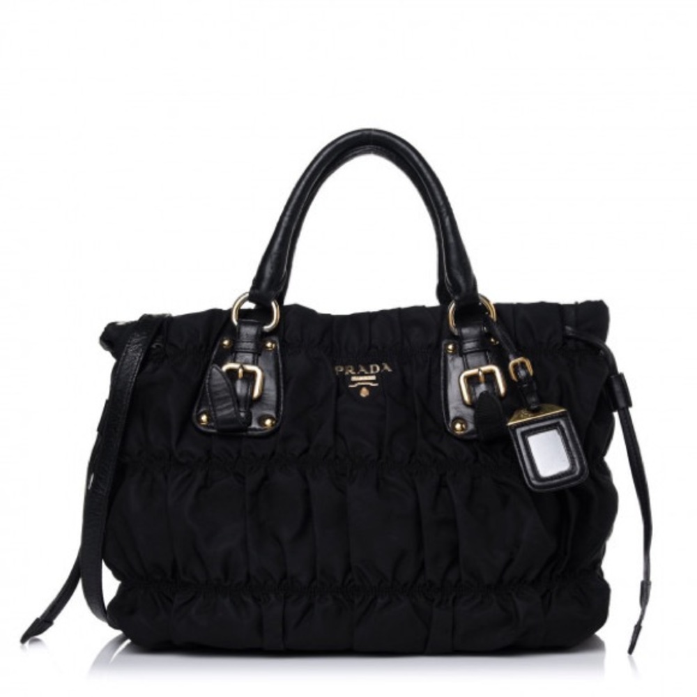 LIKE NEW Prada Tessuto Nylon Gaufre Tote